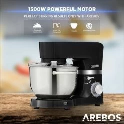 AREBOS Kitchen Maschine 1500W - Incl. 2 Bowls -Kitchen Appliances Discounts 65602381 4