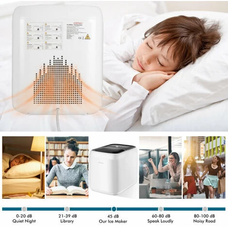 15KG/ 24H Countertop Ice Maker Portable Ice Maker Machine W/ Ice Scoop 4 15KG/ 24H Countertop Ice Maker Portable Ice Maker Machine W/ Ice Scoop - Image 2