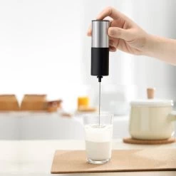 Automatic Design Mini Electric Hand Mixer Handheld Milk Frother Hand Stirrer Electric Frothing Machine -Kitchen Appliances Discounts 66565265 3