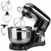 AREBOS Stand Mixer 1500 W With 6 L Stainless Steel Mixing Bowl, Incl. Whisk, Dough Hook, Flat Beater And Splash Guard, 6 Speed Settings And Pulse Function