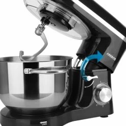 AREBOS Stand Mixer 1500 W With 6 L Stainless Steel Mixing Bowl, Incl. Whisk, Dough Hook, Flat Beater And Splash Guard, 6 Speed Settings And Pulse Function -Kitchen Appliances Discounts 67424895 5