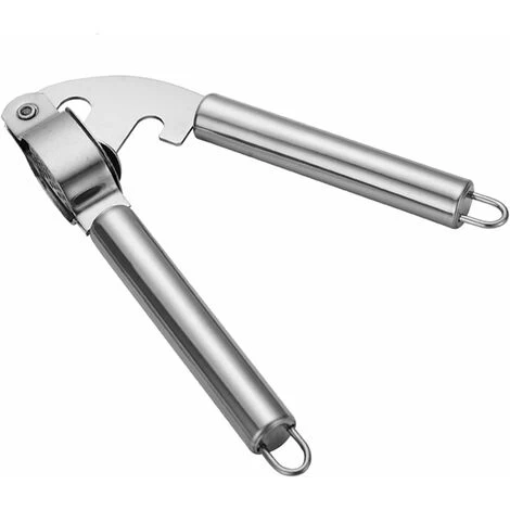 Garlic Press 304 Stainless Steel Meat Grinder With Silicone Brush 3 Garlic Press 304 Stainless Steel Meat Grinder With Silicone Brush