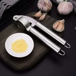 Garlic Press 304 Stainless Steel Meat Grinder With Silicone Brush 11 Garlic Press 304 Stainless Steel Meat Grinder With Silicone Brush -Kitchen Appliances Discounts 67495289 5