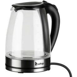 HD-1857-A 220V 2200W 1.8L Electric Glass Kettle UK Plug
