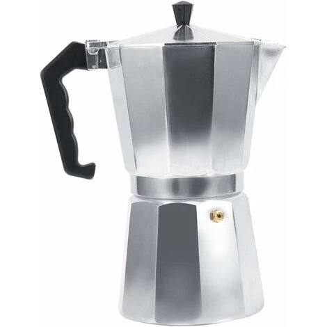 Moka Pot Machine Express Italian Coffee Maker Espresso Stainless Steel Kettle(450ML 9cups) 3 Moka Pot Machine Express Italian Coffee Maker Espresso Stainless Steel Kettle(450ML 9cups)