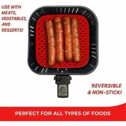 Pieces Reusable Air Fryer, Non-Stick Air Fryer Mats, Air Fryer Pad, Air Fryer Accessories, Air Fryer Mat, For Air Fryer, Steamer Basket -Kitchen Appliances Discounts 68262141 5