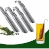 Stainless Steel Tea Diffuser, Hanging Cup Type Tea Making Tool Tea Leak For Loose Tea, Rose, Coffee, Spices, Long Handled Tea Filter Pipe (4 Pieces)，