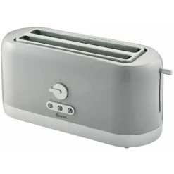 Swan 4 Slice LongSlot Grey Toaster