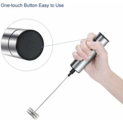 Electric Milk Frother, Milk Frother, Stainless Steel Milk Frother, And Cold Foam For Coffees, Espressos, Lattes, Cappuccinos -Kitchen Appliances Discounts 71285745 3