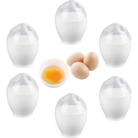 6 Pieces Egg Poacher Easy Egg Cooker Plastic Egg Poacher Cooked Microwave Egg Microwave Pan Nonstick Reusable With Lid For Cooking Perfect Poached Eggs BPA Free 3 6 Pieces Egg Poacher Easy Egg Cooker Plastic Egg Poacher Cooked Microwave Egg Microwave Pan Nonstick Reusable With Lid For Cooking Perfect Poached Eggs BPA Free