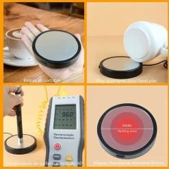 Coffee Cup WarmerㄛUSB Electric Heated Coaster,Teapot Warmer,Provides Consistent Temperature For Coffee, Milk And Beverages In Office And Home -Kitchen Appliances Discounts 71418951 4