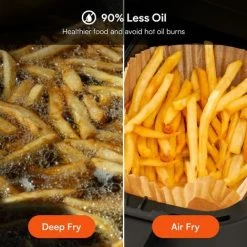 ULTENIC K20 - Dual Air Fryer - 3.8L*2 Air Fryer With Double - Independent Cooking & Sync Finish - Online Recipes - Digital Display With 6 Presets - 2850W -Kitchen Appliances Discounts 72235127 3