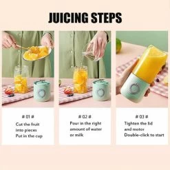 Portable Fruit Blender, 500ml 6 Blades Juicer Portable Mini USB Blender For Smoothie Mini Juice Bottles Electric USB Blender Cup Milkshake For Sport And Travel,BPA Free -Kitchen Appliances Discounts 72370756 4