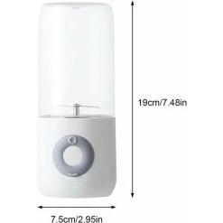 Portable Fruit Blender, 500ml 6 Blades Juicer Portable Mini USB Blender For Smoothie Mini Juice Bottles Electric USB Blender Cup Milkshake For Sport And Travel,BPA Free -Kitchen Appliances Discounts 72370756 5