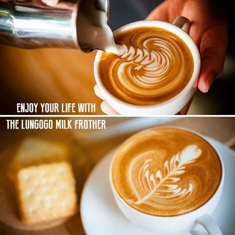 Portable Milk Frother Electric Milk Frother With Stainless Steel Whisk For Whipping Coffee/latte/cappuccino 7 Portable Milk Frother Electric Milk Frother With Stainless Steel Whisk For Whipping Coffee/latte/cappuccino - Image 5