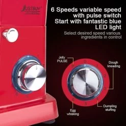 5L Chef Machine Stand Mixer Whisk Kitchen Mixer 1500w Stainless Steel Knead The Dough Cake Bread Cream Blender Food Processor Uk -Kitchen Appliances Discounts 74692236 4