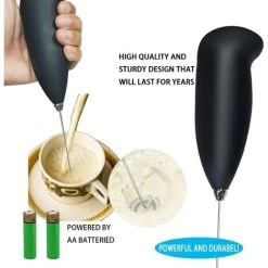 GDRHVFD Portable Latte Milk Frother - Bulletproof Coffee Mixer, Cappuccino, Smoothie, Matcha, Hot Chocolate, Electric Mixer For Christmas Gifts. -Kitchen Appliances Discounts 74949851 4