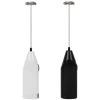 GDRHVFD Portable Battery Operated Milk Frothers - Electric Coffee Frother Whisk, Battery Powered Stirrer, Portable Milk Frother, Mini Blender For Bulletproof Coffee, Cappuccino, Latte, Frappe And Mat -Kitchen Appliances Discounts 74949952 1