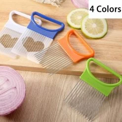 Slicer Onion Holder Assistant Food Slicer Fork Onion Holder Knife Stainless Steel Meat Needle Cutter Tomato Fruit Vegetable With Non-Slip Handle 4 Pieces 11 Slicer Onion Holder Assistant Food Slicer Fork Onion Holder Knife Stainless Steel Meat Needle Cutter Tomato Fruit Vegetable With Non-Slip Handle 4 Pieces -Kitchen Appliances Discounts 75327326 5