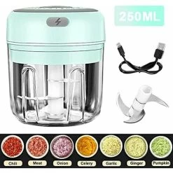 Kitchen Electric Chopper Garlic Chopper Mini Fruit Onion Cutter 250 Ml -Kitchen Appliances Discounts 77174114 4