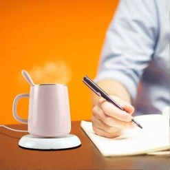 USB Coffee Mug Warmer, Wood Grain Cup Warmer Beverage Mug Heat Mat Water Milk Warmer Plate White 11 USB Coffee Mug Warmer, Wood Grain Cup Warmer Beverage Mug Heat Mat Water Milk Warmer Plate White -Kitchen Appliances Discounts 77431998 5