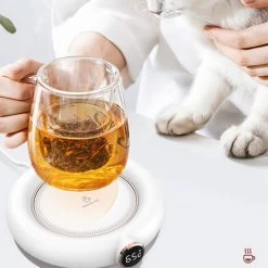 Coffee Mug Warmer For Desk Auto Shut Off USB, Electric Beverage Warmer For Coffee,Cocoa,Tea,Milk White -Kitchen Appliances Discounts 77432113 4