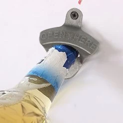 Wall Mounted Bottle Opener Bar Silver 8 Wall Mounted Bottle Opener Bar Silver -Kitchen Appliances Discounts 78325174 3