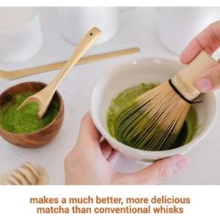 Matcha Whisk Set - Matcha Whisk, Traditional Scoop, Tea Spoon. Handmade From Natural Bamboo -Kitchen Appliances Discounts 78326051 4