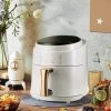 Livingandhome White Hot Air Fryer Oven With Digital Controls For Kitchen