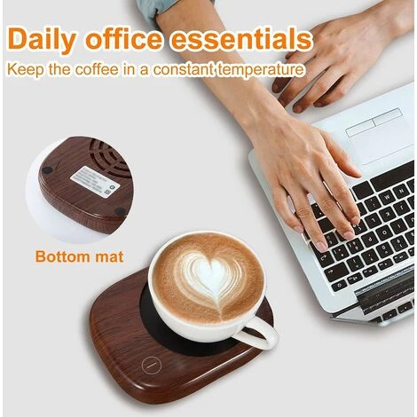 Cup Warmer For Coffee, Cocoa, Tea, Milk, Drinks, Cup Warmer With 3 Adjustable Temperature Settings (up To 149℉/65℃) 6 Cup Warmer For Coffee, Cocoa, Tea, Milk, Drinks, Cup Warmer With 3 Adjustable Temperature Settings (up To 149℉/65℃) - Image 4