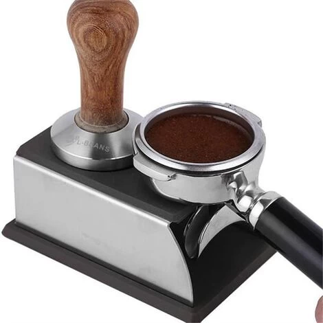Coffee Tamper Mat Holder Stainless Steel And Silicone Tamper Powder Maker Holder For Espresso Portafilter, Barista Accessories For Beginners And (Black) 3 Coffee Tamper Mat Holder Stainless Steel And Silicone Tamper Powder Maker Holder For Espresso Portafilter, Barista Accessories For Beginners And (Black)