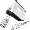 Electric Mixer, Electric Whisk With 6 Speeds, 2 Propeller Whisks And 2 Beater Hooks, Turbo Button, Eject Button, 400W Electric Kitchen Mixer For Eggs, Cream And Various Jams