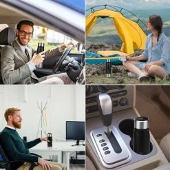 12 Oz Stainless Steel Thermos Smart Water Mug With LED Temperature Display -Kitchen Appliances Discounts 78707719 5