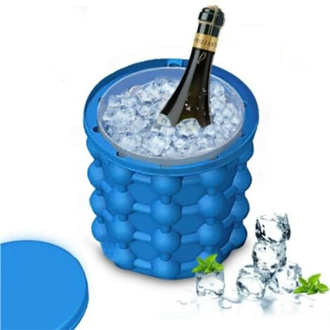 Large Ice Cube Maker Silicone Wine Ice Bucket Big Ice Cube Tray Mold Cup 3 Large Ice Cube Maker Silicone Wine Ice Bucket Big Ice Cube Tray Mold Cup