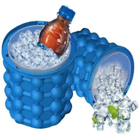 Large Ice Cube Maker Silicone Wine Ice Bucket Big Ice Cube Tray Mold Cup 4 Large Ice Cube Maker Silicone Wine Ice Bucket Big Ice Cube Tray Mold Cup - Image 2