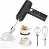 Cordless Electric Whisk Electric Whisk 3 Beaters 3 Adjustable Speeds