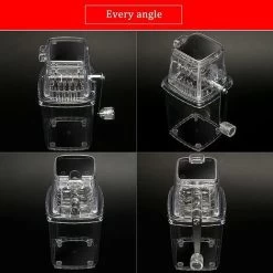 White Polypropylene Ice Breaker - Hand Shaved Ice Maker Portable Hand Crank Ice Breaker Housekeeping Manual Ice Shaver Kitchen Tools -Kitchen Appliances Discounts 78710390 5