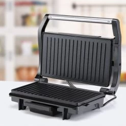 Monzana Contact Grill Non-stick Coating 1500W BPA Free Cool-touch Handle Removable Drip Tray Table Grill Sandwich Maker -Kitchen Appliances Discounts 79168126 5