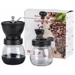 Manual Coffee Grinder Adjustable Coarse Ceramic Grinder Hand Held Coffee Grinder Compact Crank Handle For Home, Office And Travel With Brush, Spoon 11 Manual Coffee Grinder Adjustable Coarse Ceramic Grinder Hand Held Coffee Grinder Compact Crank Handle For Home, Office And Travel With Brush, Spoon -Kitchen Appliances Discounts 79303674 5