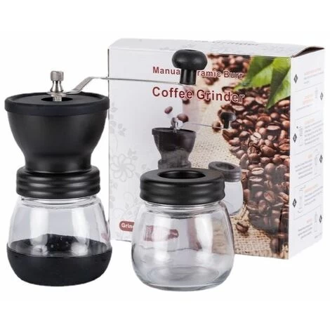 Manual Coffee Grinder Adjustable Coarse Ceramic Grinder Hand Held Coffee Grinder Compact Crank Handle For Home, Office And Travel With Brush, Spoon 7 Manual Coffee Grinder Adjustable Coarse Ceramic Grinder Hand Held Coffee Grinder Compact Crank Handle For Home, Office And Travel With Brush, Spoon - Image 5