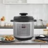 1000W Electric Pressure Cooker Push-button Stainless Steel 13 In 1 Cooking Mode,6QT Stainless Steel Color