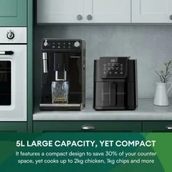 CHEFREE AFW01 - Air Fryer 5L & 1650W - With Visible Window - 6 In 1 -Kitchen Appliances Discounts 81393208 4