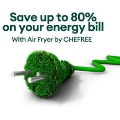 CHEFREE AFW01 - Air Fryer 5L & 1650W - With Visible Window - 6 In 1 -Kitchen Appliances Discounts 81393208 5