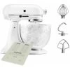 KitchenAid Artisan Mixer 156 White & Whisper Floral Ceramic Bowl With Free Gift