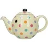 London Pottery Globe 2 Cup Teapot Ivory Multi Spot