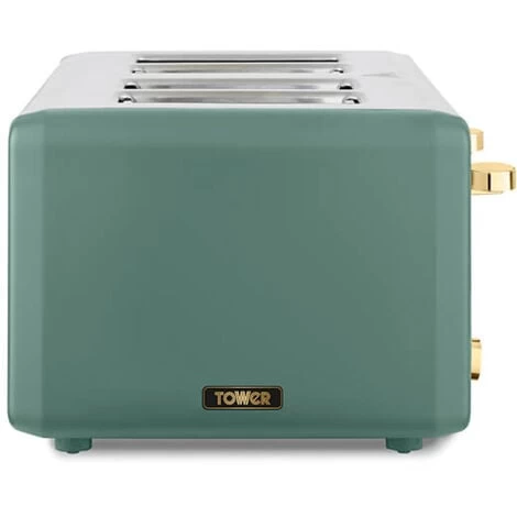 Tower Cavaletto Toaster 4 Slice Jade 4 Tower Cavaletto Toaster 4 Slice Jade - Image 2