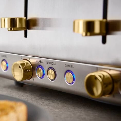 Tower Cavaletto Toaster 4 Slice Jade 6 Tower Cavaletto Toaster 4 Slice Jade - Image 4