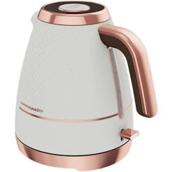 Beko Off White & Rose Gold Cosmopolis Dome Kettle & 2 Slice Toaster Set -Kitchen Appliances Discounts 83670608 3