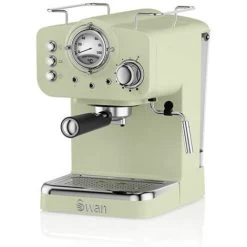 Swan Retro Green Pump Espresso Coffee Machine