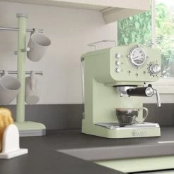 Swan Retro Green Pump Espresso Coffee Machine -Kitchen Appliances Discounts 83670945 3
